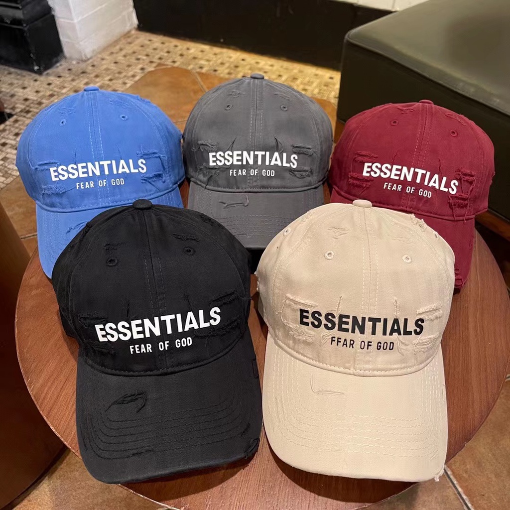 fear of god essentials hat antiold hole baseball cap trend street cap