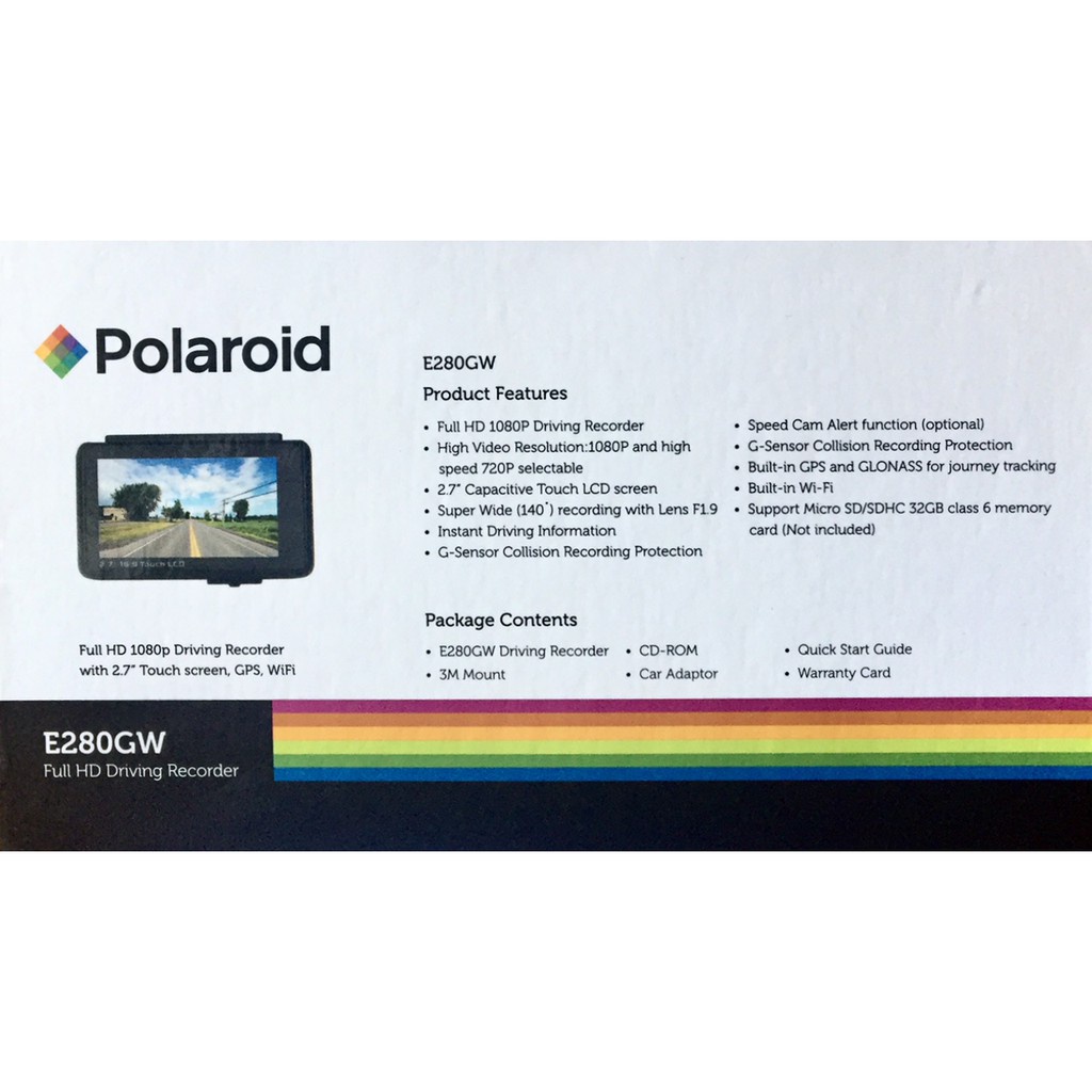 □﹉Polaroid E280GW Dashcam #3