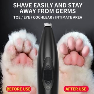 Pet foot hair trimmer Teddy golden claw hair trimmer USB rechargeable cat and dog electric push foot hair trimmer