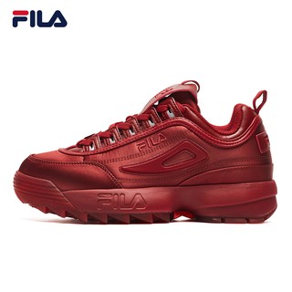 all red fila shoes