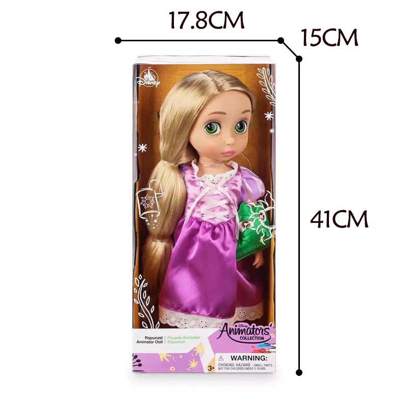 Disney Princess 40CM Salon Doll Rapunzel Anime Fashion Doll Girl Pretend  Play Toy Action Figure For | Shopee Philippines