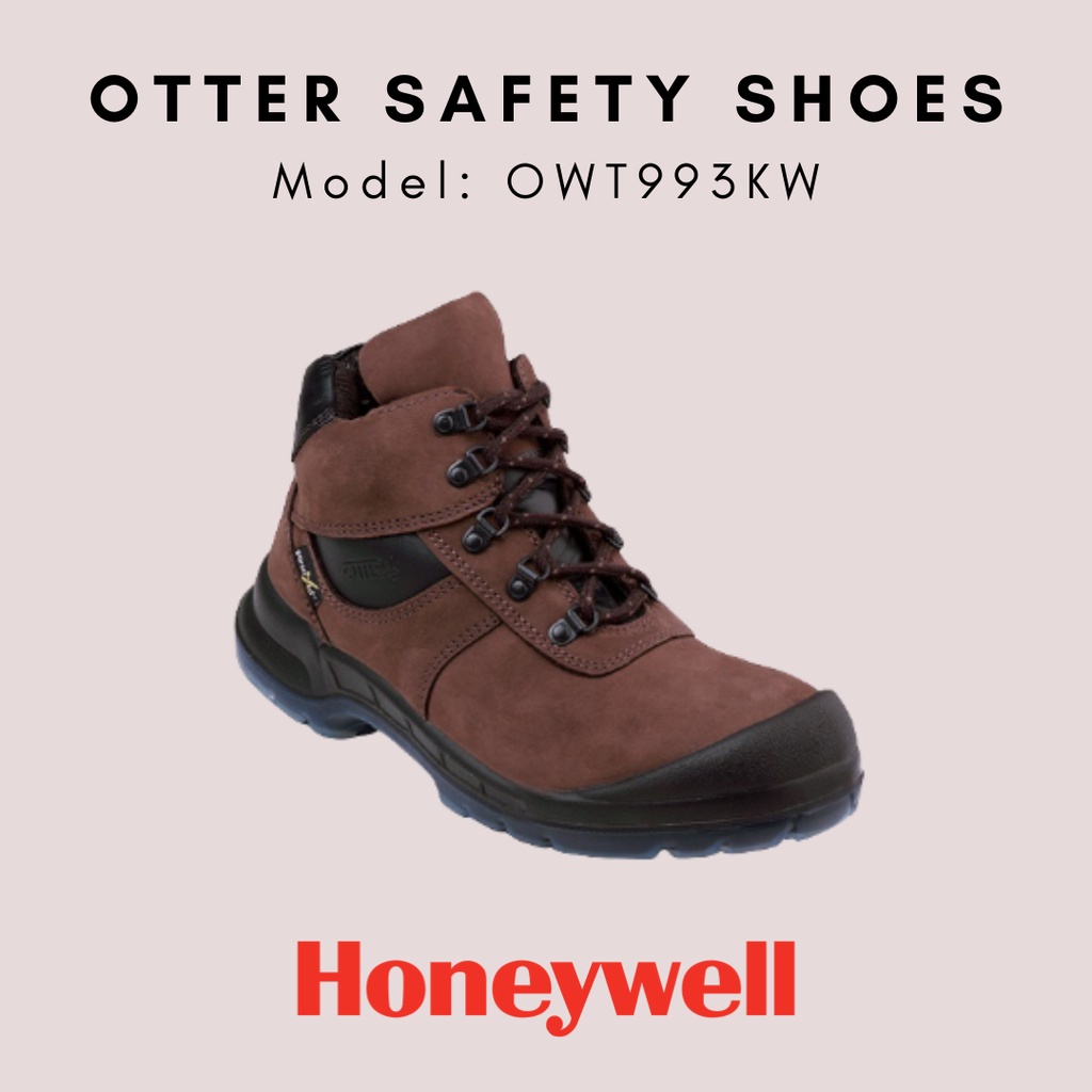 OTTER Safety Shoes by Honeywell Safety Brands Pure Leather Watertite