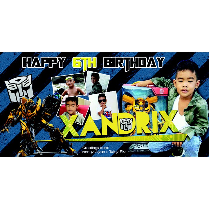 Birthday Tarpaulin Printing Personalized Shopee Philippines - roblox birthday tarpaulin template