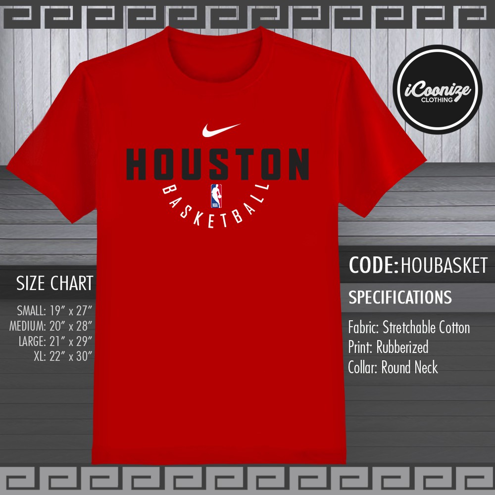 rockets basketball t shirt