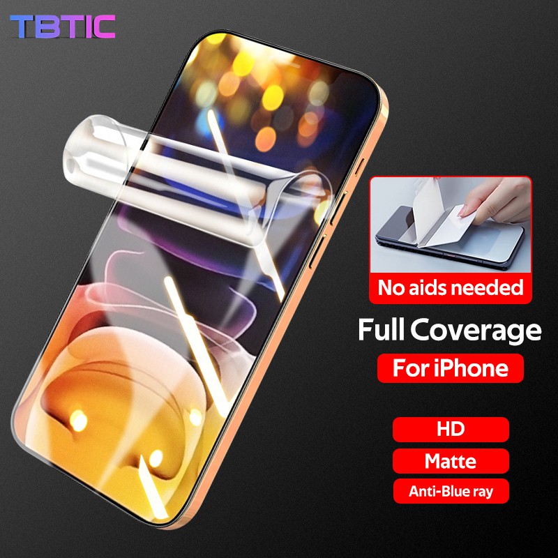 TBTIC Hydrogel Full Coverage HD Matte AntiBlue Ray Screen Film for