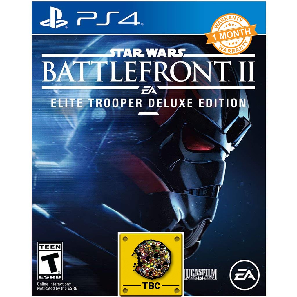 Star Wars Battlefront 2 Elite Trooper Deluxe Edition Unused Codes R3 Shopee Philippines