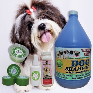 Set of 7 Dog Shampoo Bundle Madre De Cacao And GuavaExtract Shampoo with conditioner