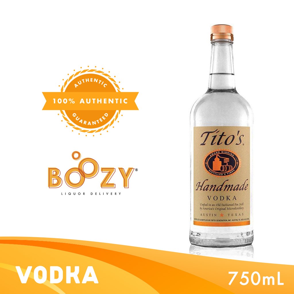 Tito S Handmade Vodka 750ml Shopee Philippines