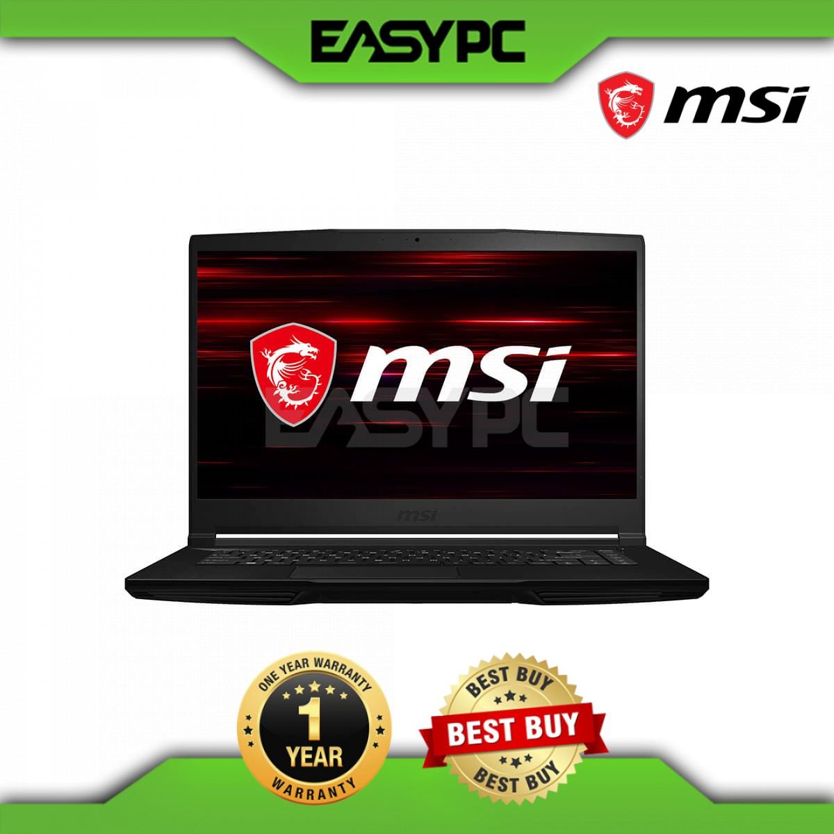 Msi gf63 thin 10scsr-868ph intel i7-10750h/8gb/256gb nvme ssd/gtx ...