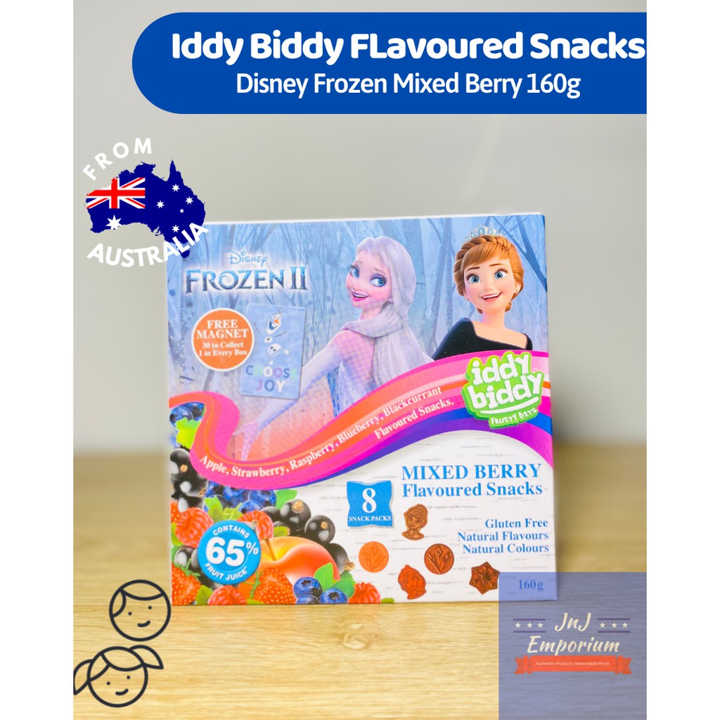 Iddy Biddy Fruit Snacks Mixed Berry 20g x8 pack (Frozen) Shopee Philippines