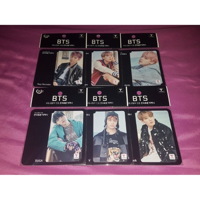 Entertainment Memorabilia Music Memorabilia Bts Bangtan Boys 19 New Version Rm Cu T Money Tmoney Card Photocard Sealed Entertainment Memorabilia Zsco Iq