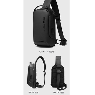 BANG Men Anti-theft Lock Sling Bag Waterproof USB Crossbody Bag #8