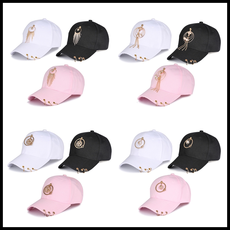 pink brand baseball cap