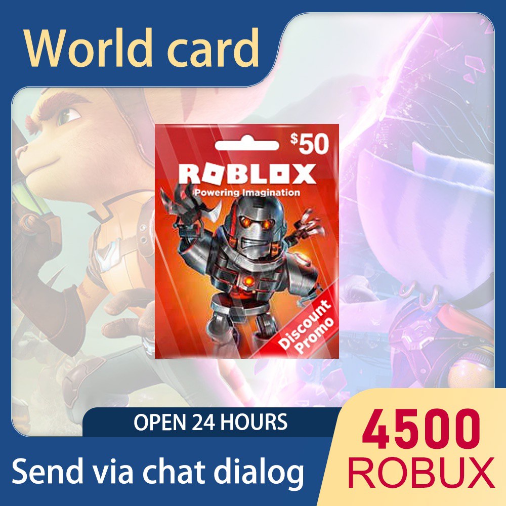 Roblox 50 Usd Gift Card Quick Email Delivery Shopee Philippines - roblox login gift card