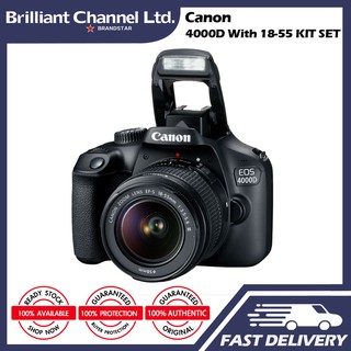Canon EOS 4000D + EF-S 18-55 DC III Digital camera and lens
