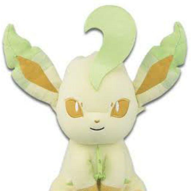 Banpresto I Love Eievui Huge Leafeon Relax Stuffed Soft Plush 24cm Japan Cute Other Anime Collectibles Japanese Anime