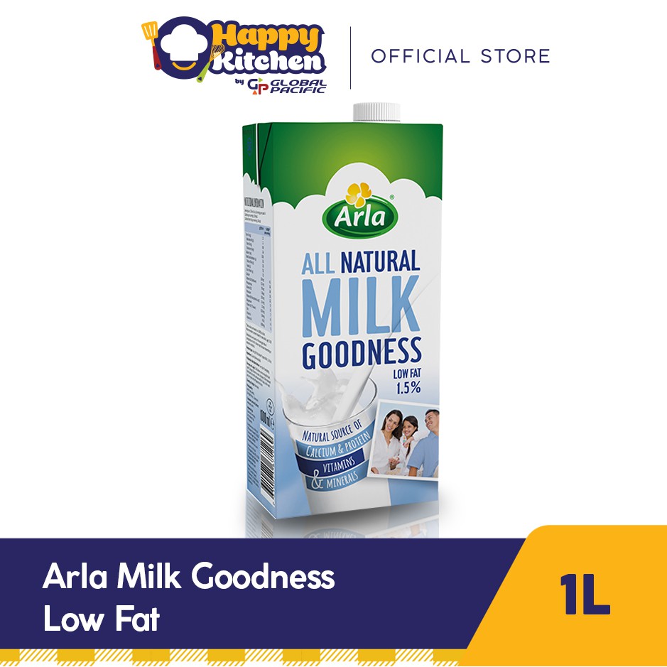 Arla Milk Goodness Low Fat Milk 1L | Shopee Philippines