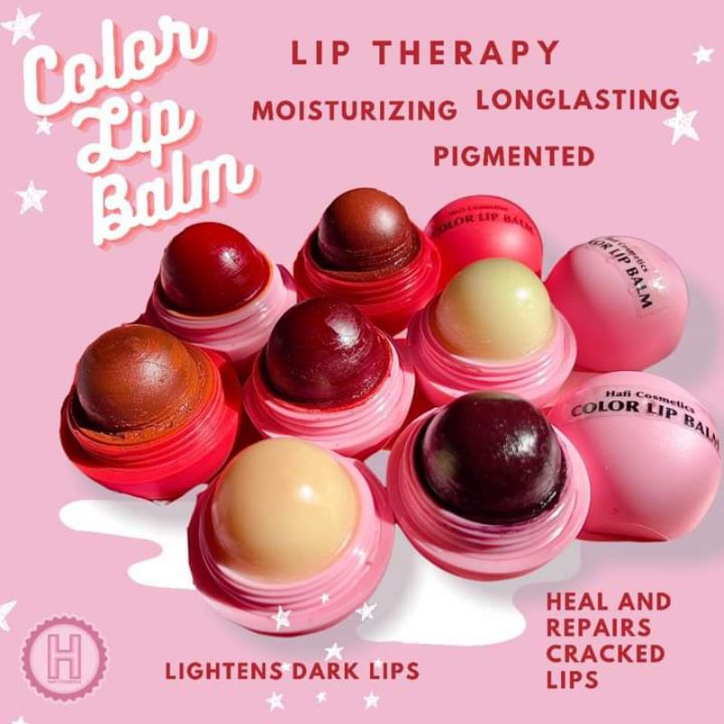 (With Freebies) HAFI COSMETICS Color Lip Balm Tiktok Trending