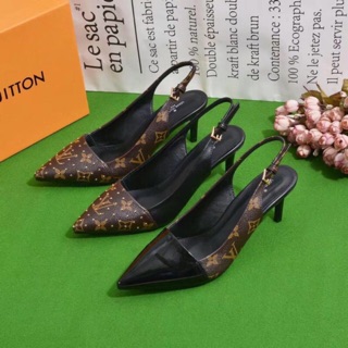 louis vuitton slingback shoes
