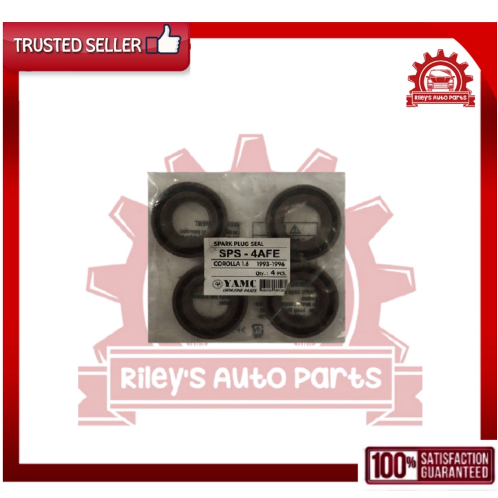 SPARK PLUG OIL SEAL FOR TOYOTA COROLLA 1.6 4AF/4AFE set(4pcs) Shopee