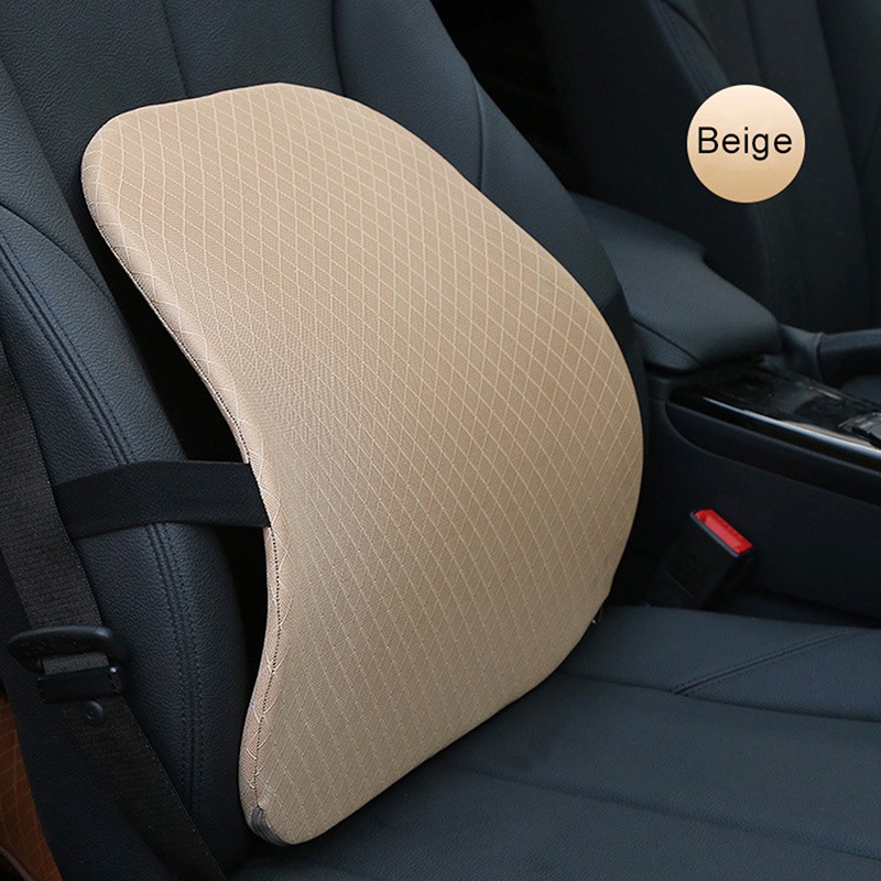Car Rebound Seat Chair Waist Lumbar Back Support Cushion Breathability K