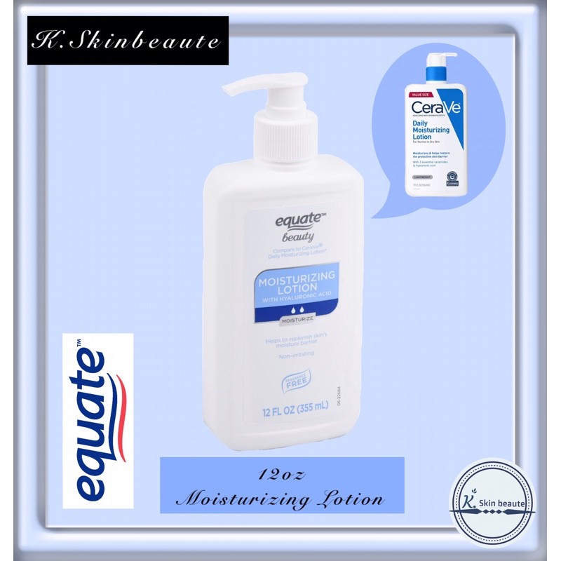 Equate Beauty Moisturizing Lotion 12oz/355ml •CeraVe Daily Moisturizing Lotion dupe• Shopee