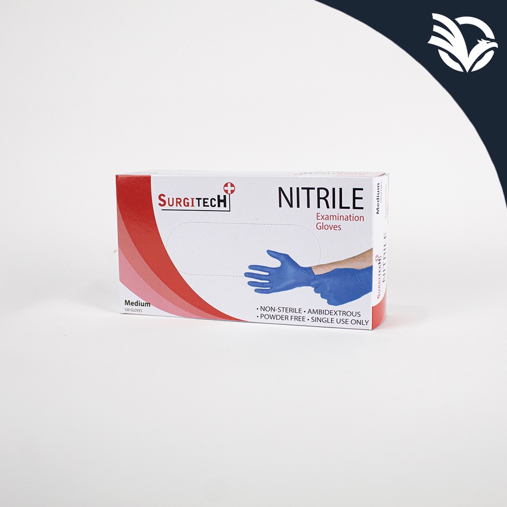 Nitrile Examination Gloves (Surgitech) Shopee Philippines
