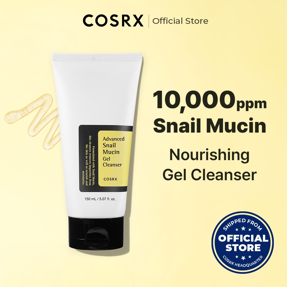 [COSRX OFFICIAL] Advanced Snail Mucin Gel Cleanser, Snail Secretion