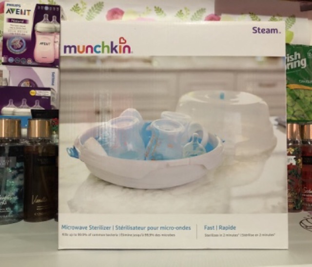 munchkin steam guard microwave bottle sterilizer