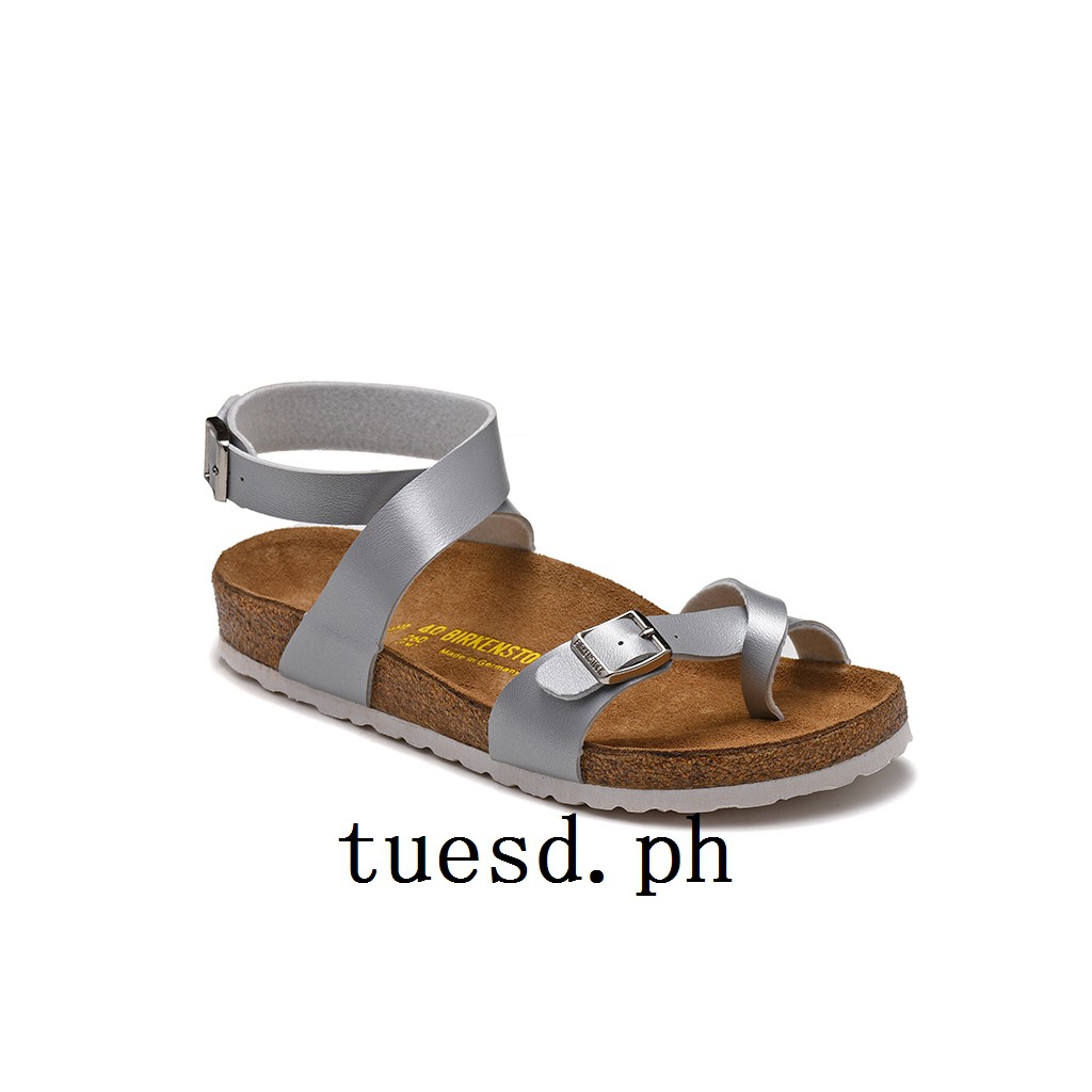 silver casual sandals