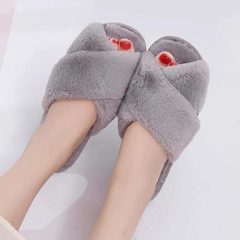 furry bedroom indoor slipper | Shopee Philippines