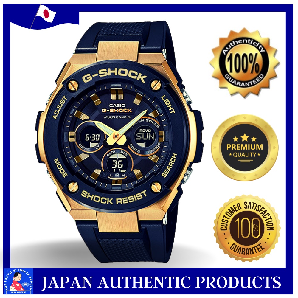 Japan Authentic G－Shock GST－W300G－1A9J Solar Power 100%  Japan Authentic 100% Original Only 1 Stock