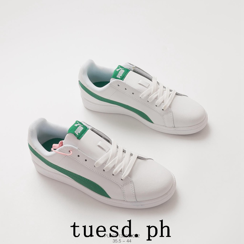 puma smash platform leather