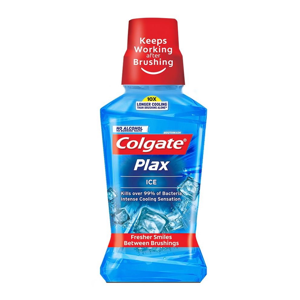 Colgate Plax Antibacterial Mouthwash Ice Intense Flavor 250mL | Shopee ...