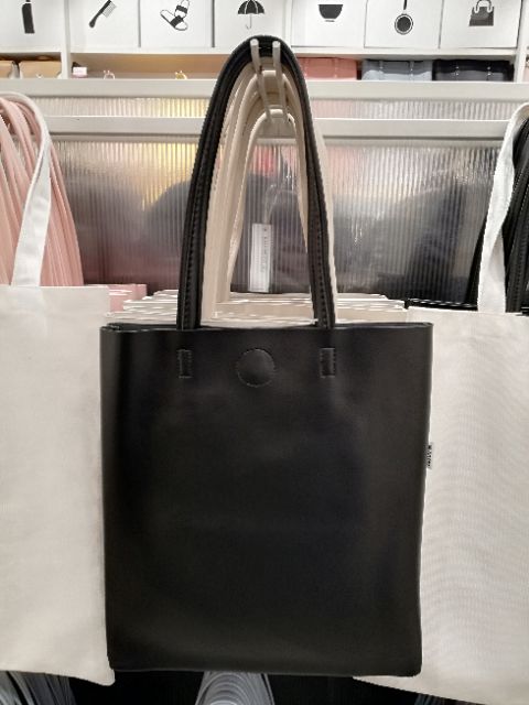 fossil rachel tote black stripe