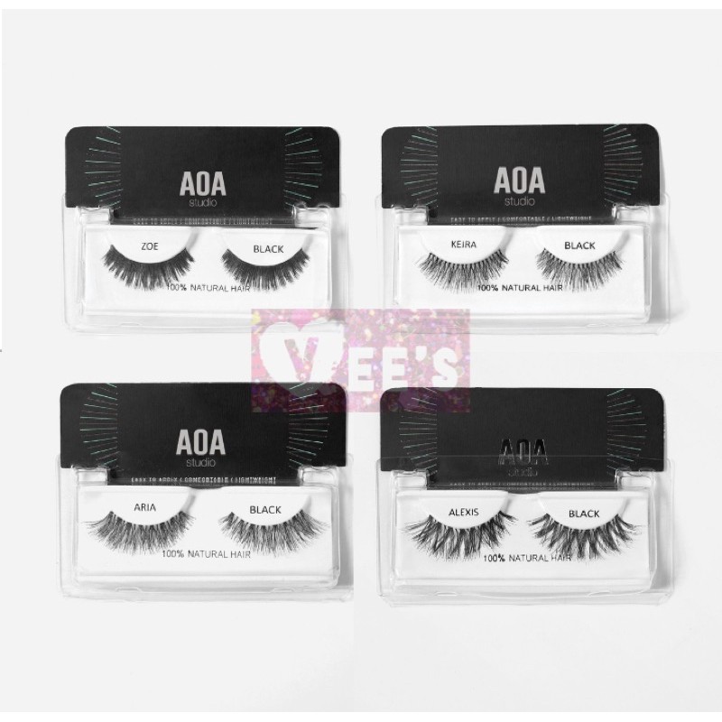 AOA False Eyelashes Fake Lashes Falsies Shopee Philippines