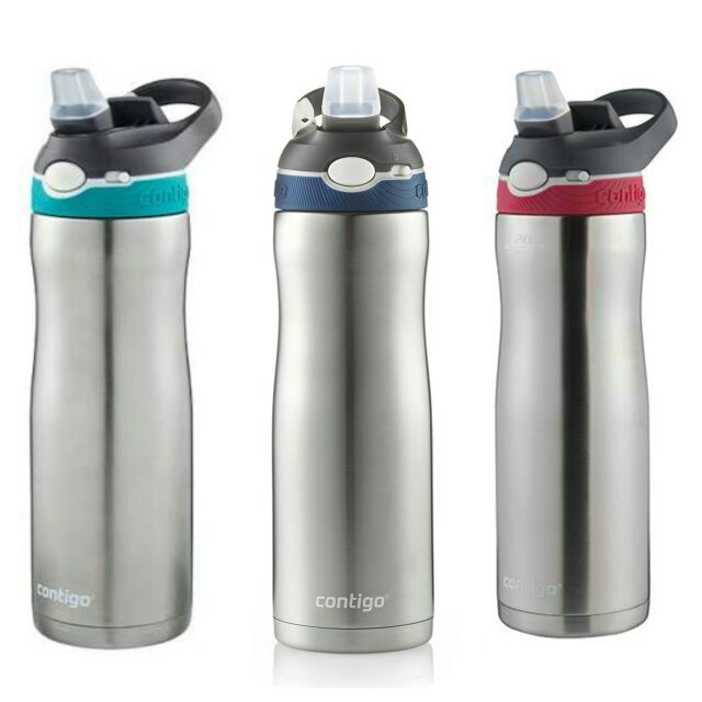 Contigo Ashland Flip Chill Stainless Steel Water Bottle 20oz | Shopee ...