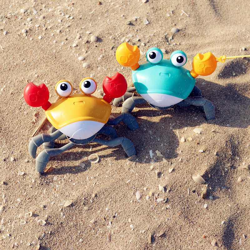 walking crab bath toy