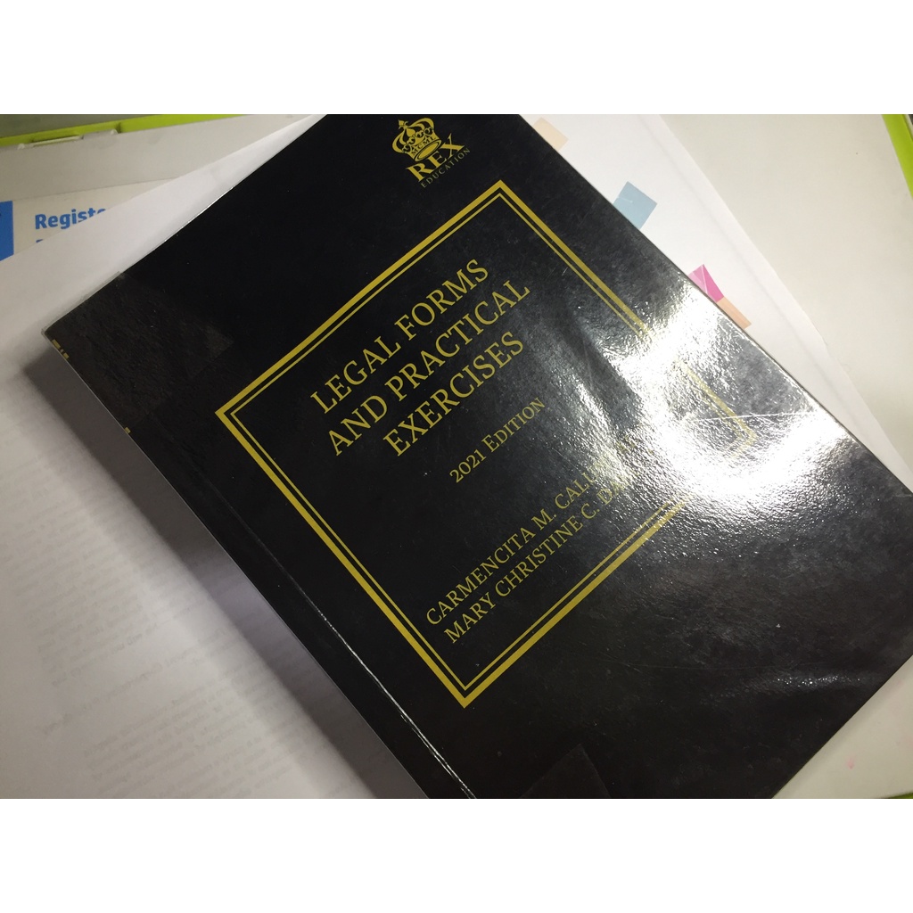 Legal Forms & Practical Exercises 2021 Edition (LAW SCHOOL SECOND