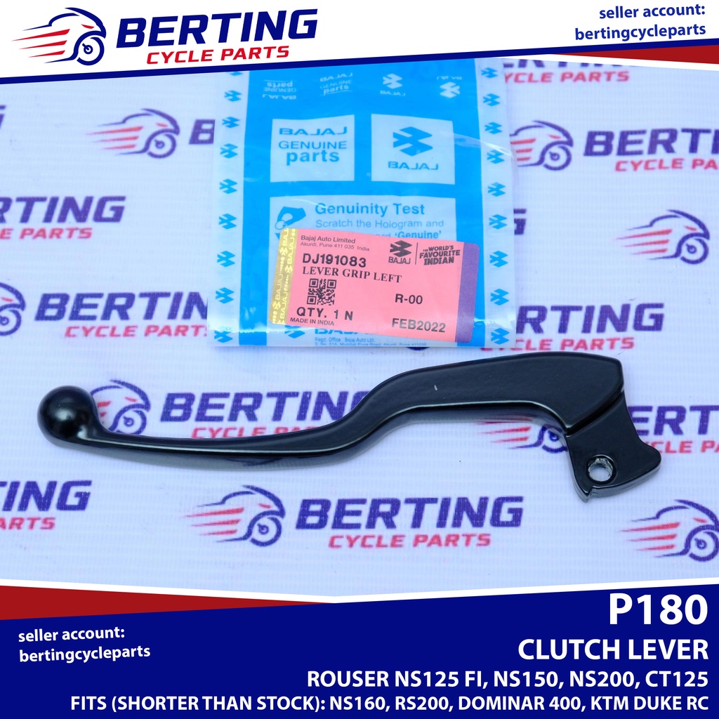 CLUTCH LEVER Rouser NS125 NS150 NS200 200NS CT125 Genuine JL161012 or