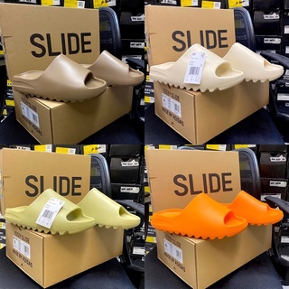 Yeezy Slide Bone/Resin/Earth Brown/Dessert Sand/Enflame Orange for Men & Women