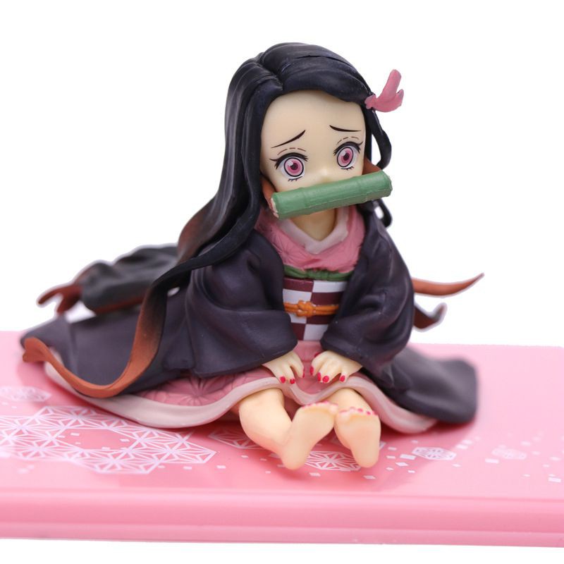 anime demon slayer kimetsu no yaiba cute nezuko figure collection model kid  toy