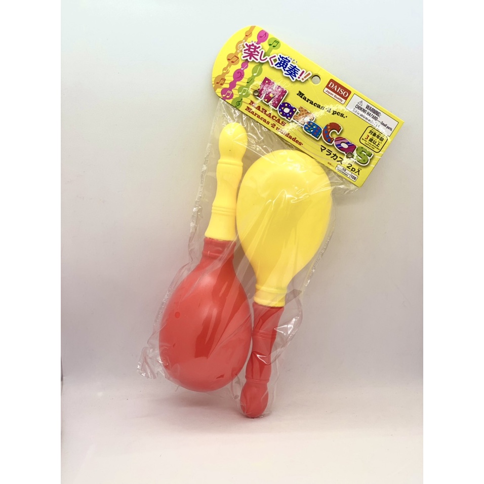 Daiso Toy Set Of 2 Maracas | Shopee Philippines