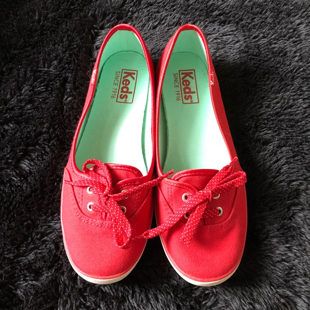 keds teacup red