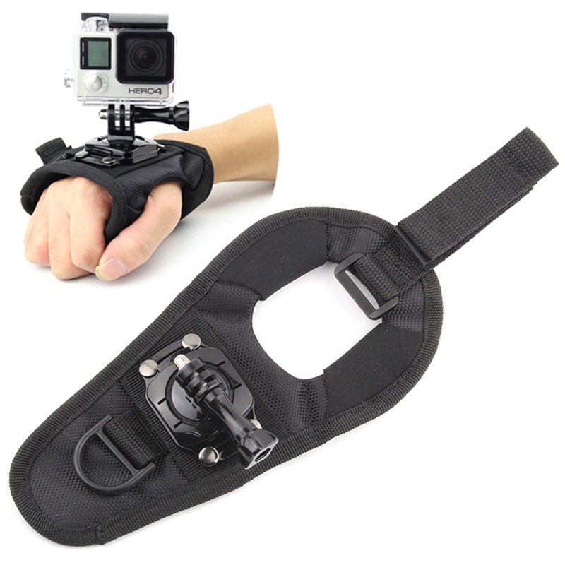 GoPro Glove-Style Strap Mount 360-Degree Rotatable Hand Strap Belt ...