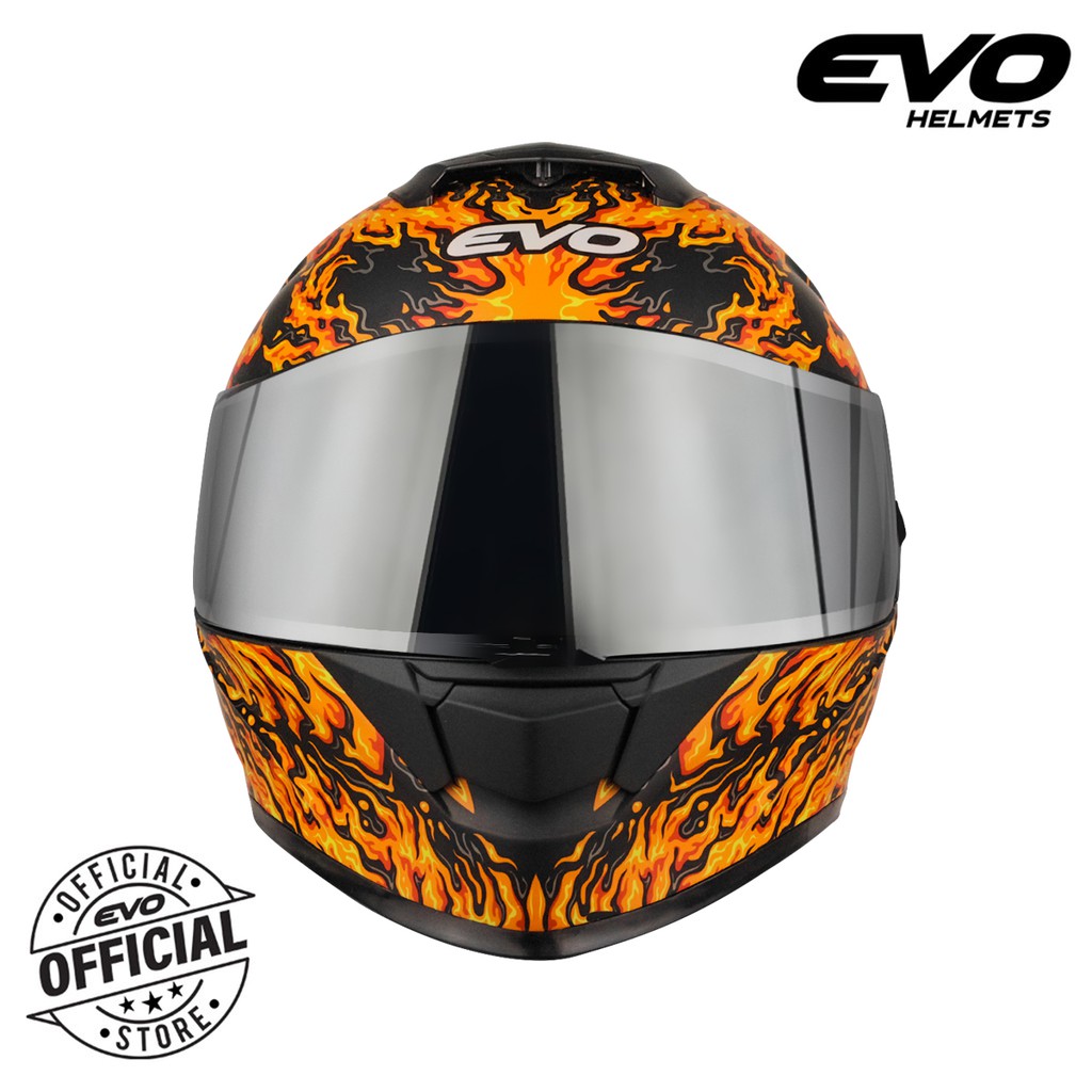 Evo Gt Pro Reaper Full Face Dual Visor Helmet Shopee Philippines