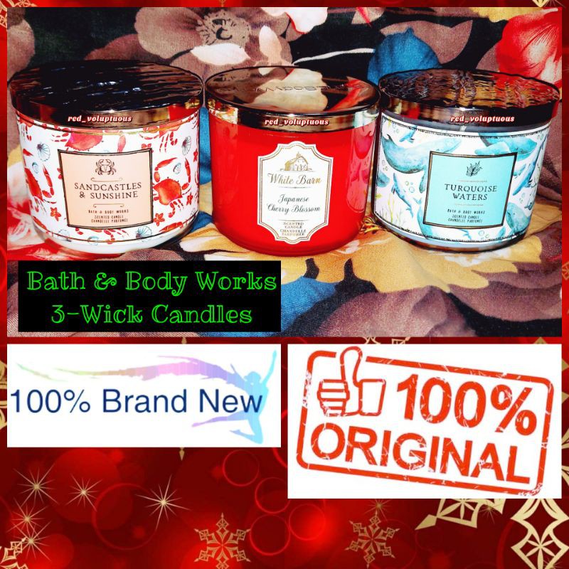 bath and body works sandcastles and sunshine candle