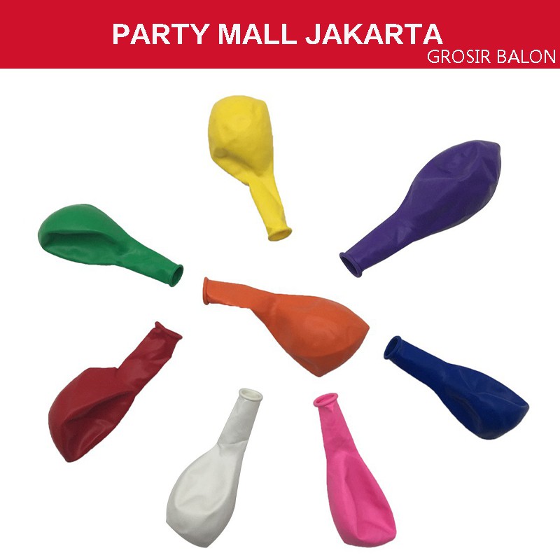 (1 Pcs) Doff Latex Balloons Round Doff Colorful Rubber Balloons Ukr 12