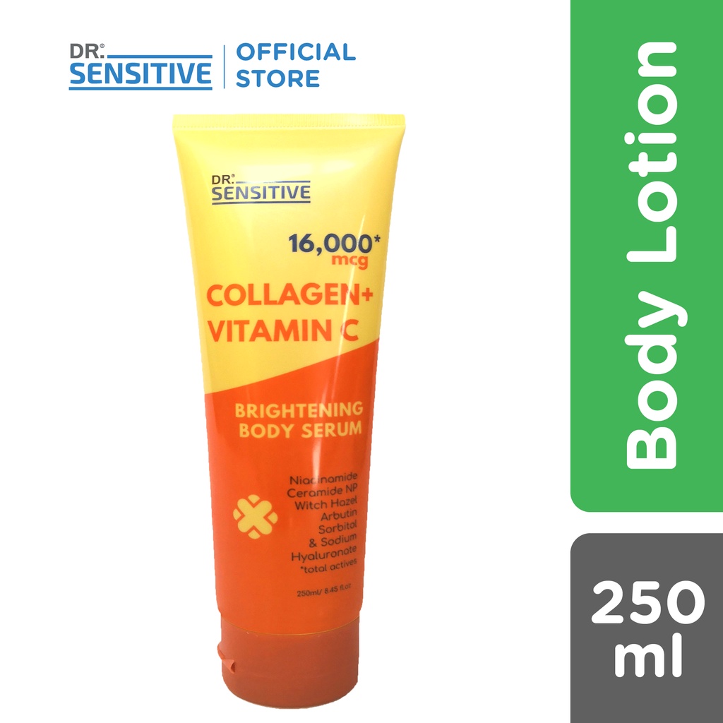 Dr. Sensitive Collagen & Vitamin C Brightening Body Serum Lotion 250ml Shopee Philippines
