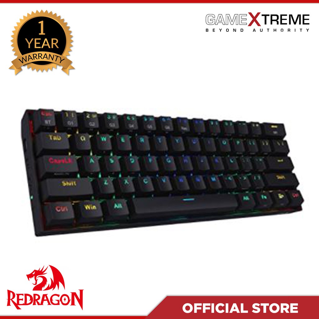 Redragon K530 Draconic 60% Compact RGB Wireless Mechanical Keyboard ...